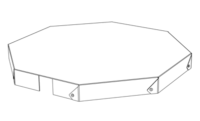 Dešťový kryt Jardin