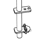 Sada pro uchycení grilu pro Caminqa Terre