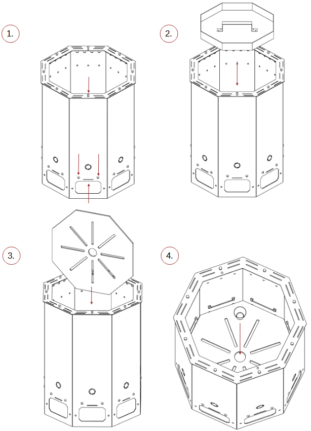 Dokončení ohniště
