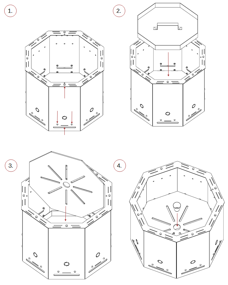 Dokončení ohniště