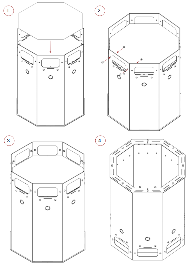 Montáž tepelného štítu