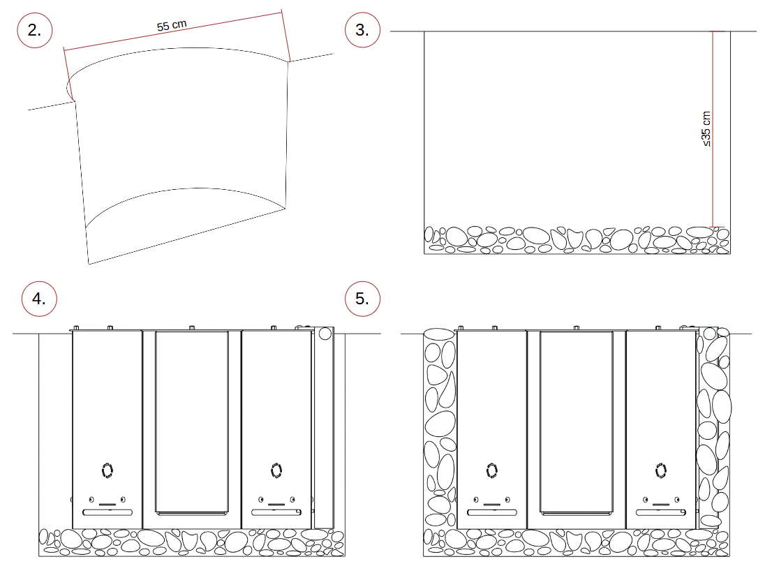 Zapuštění ohniště Terre do země